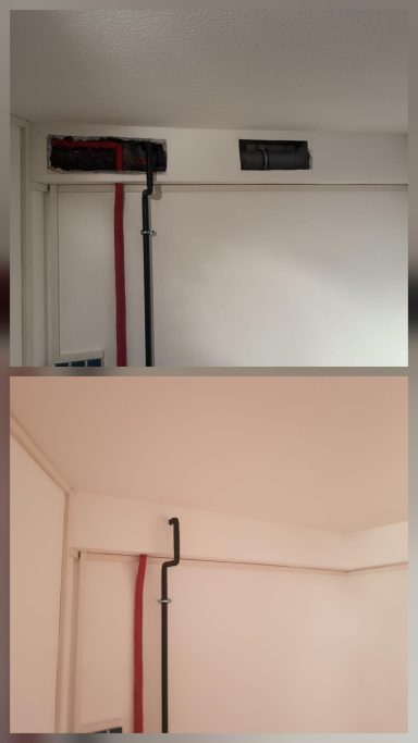 Lochschließung nach Installationsarbeiten